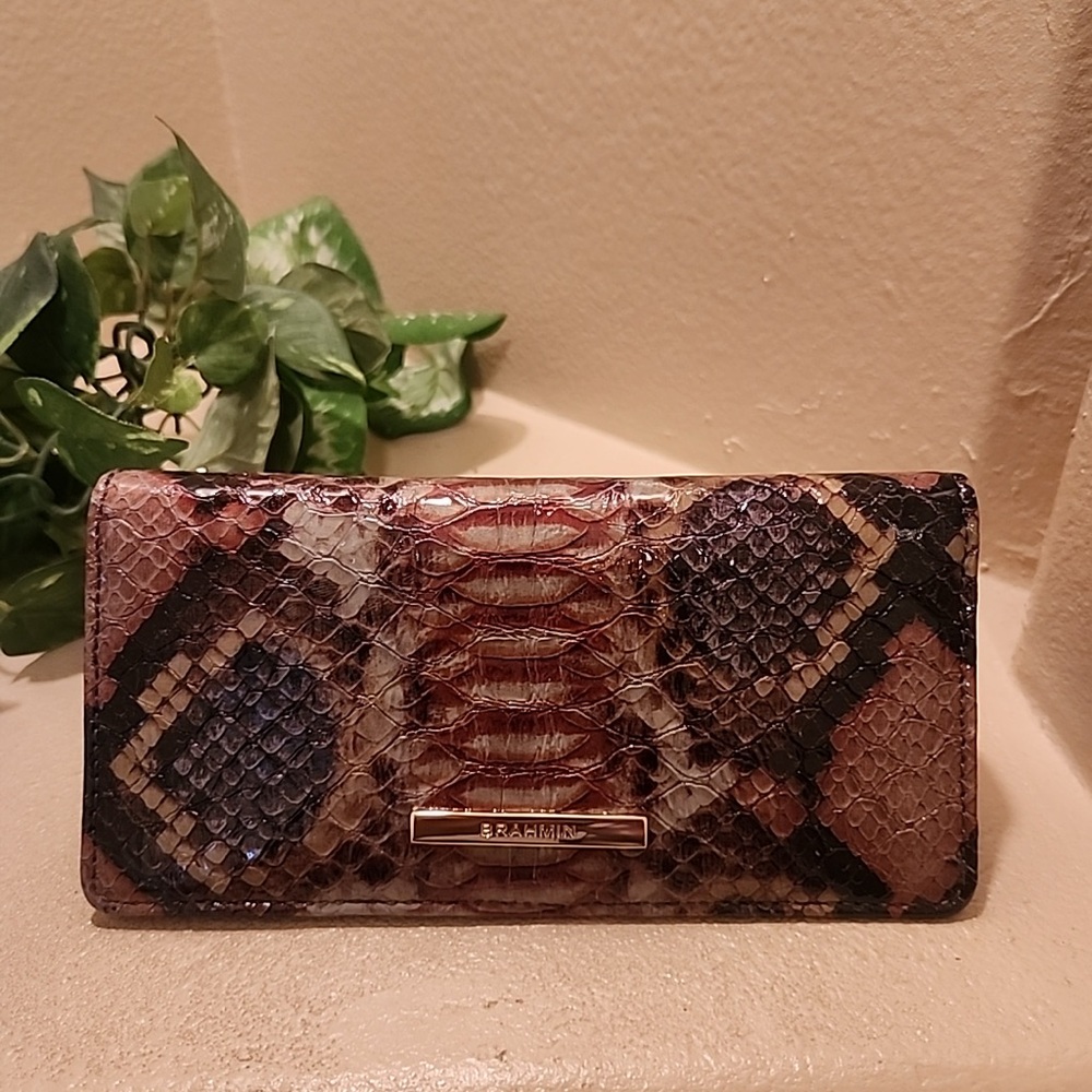 Brahmin Ady Sunset Brodie leather wallet